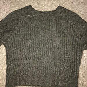 Army Green Fuzzy Sweater